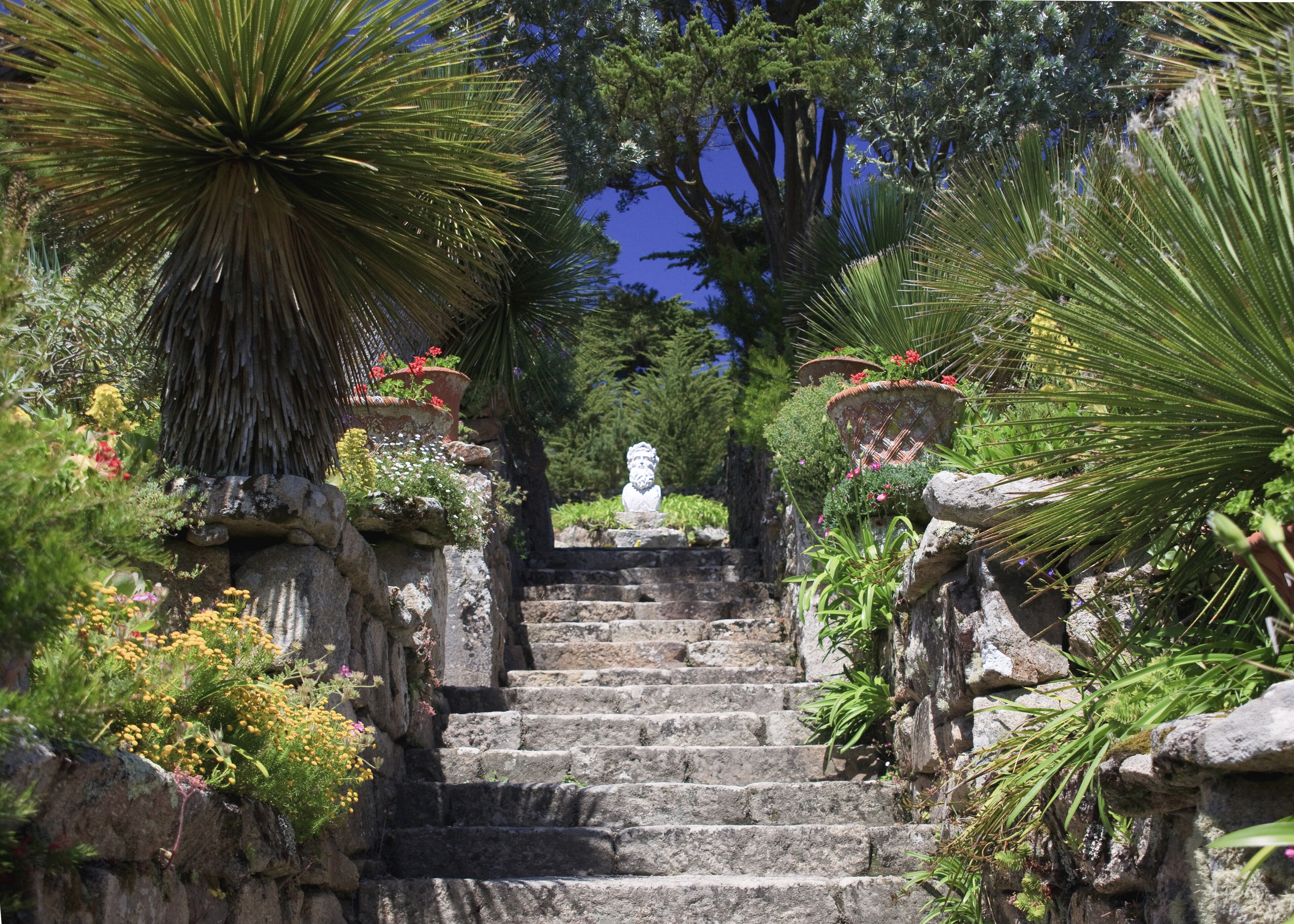 Klostergarten in Tresco, England